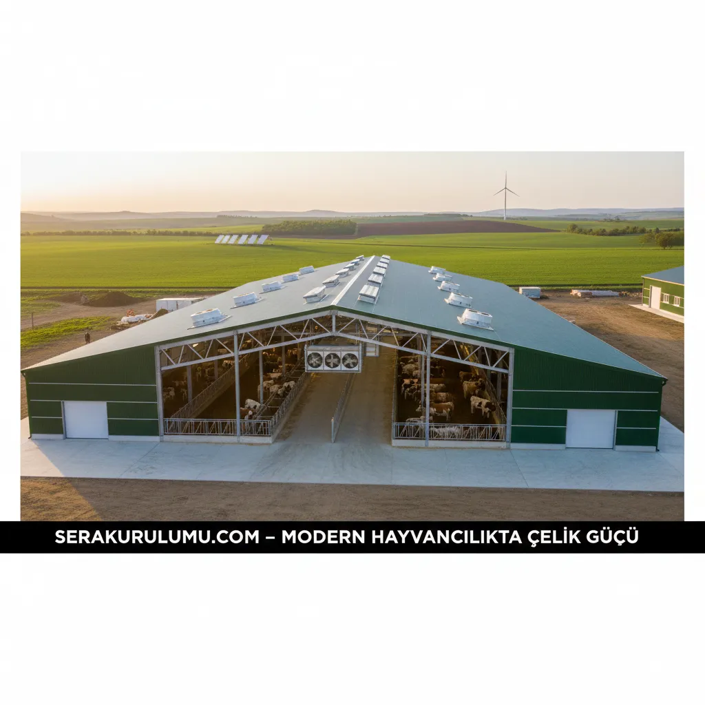 Devlet Destekli Çelik Hayvan Çiftliği Kurulumu | SeraKurulumu