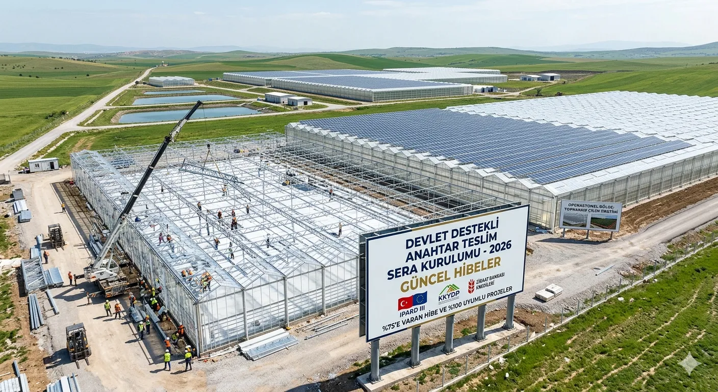 Nisan 2026 Devlet Destekli Anahtar Teslim Sera Kurulum Rehberi